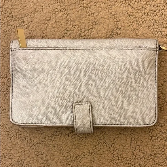 Tory Burch Silver Wristlet with Gold Accents - Picture 5 of 5